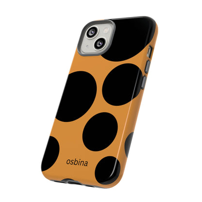 osbina | The Bubble Statement Case in Orange + Black | The Season Collective