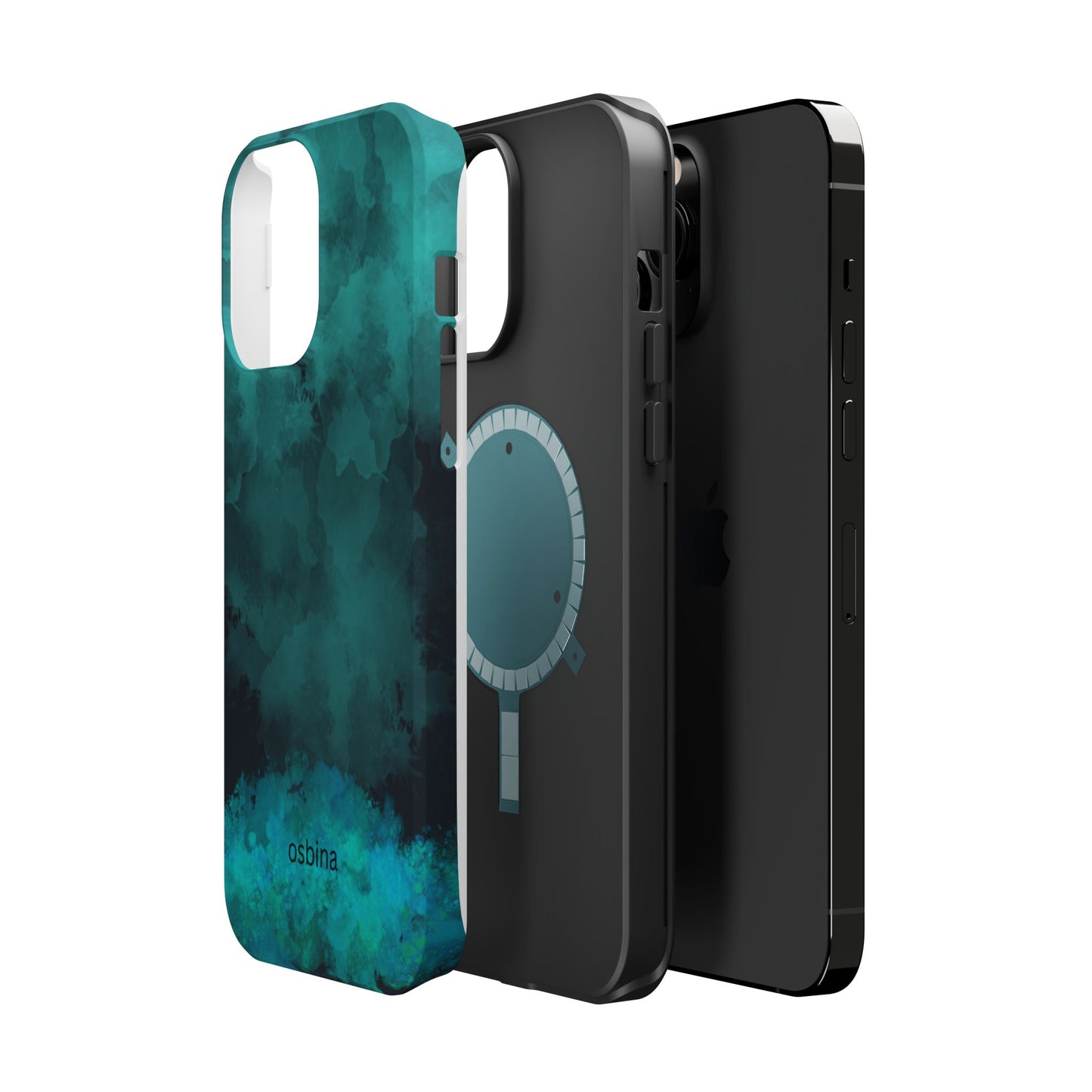 osbina | MagSafe compatible for iPhone | Midnight Aurora Phone Case | Modern Muse Collection