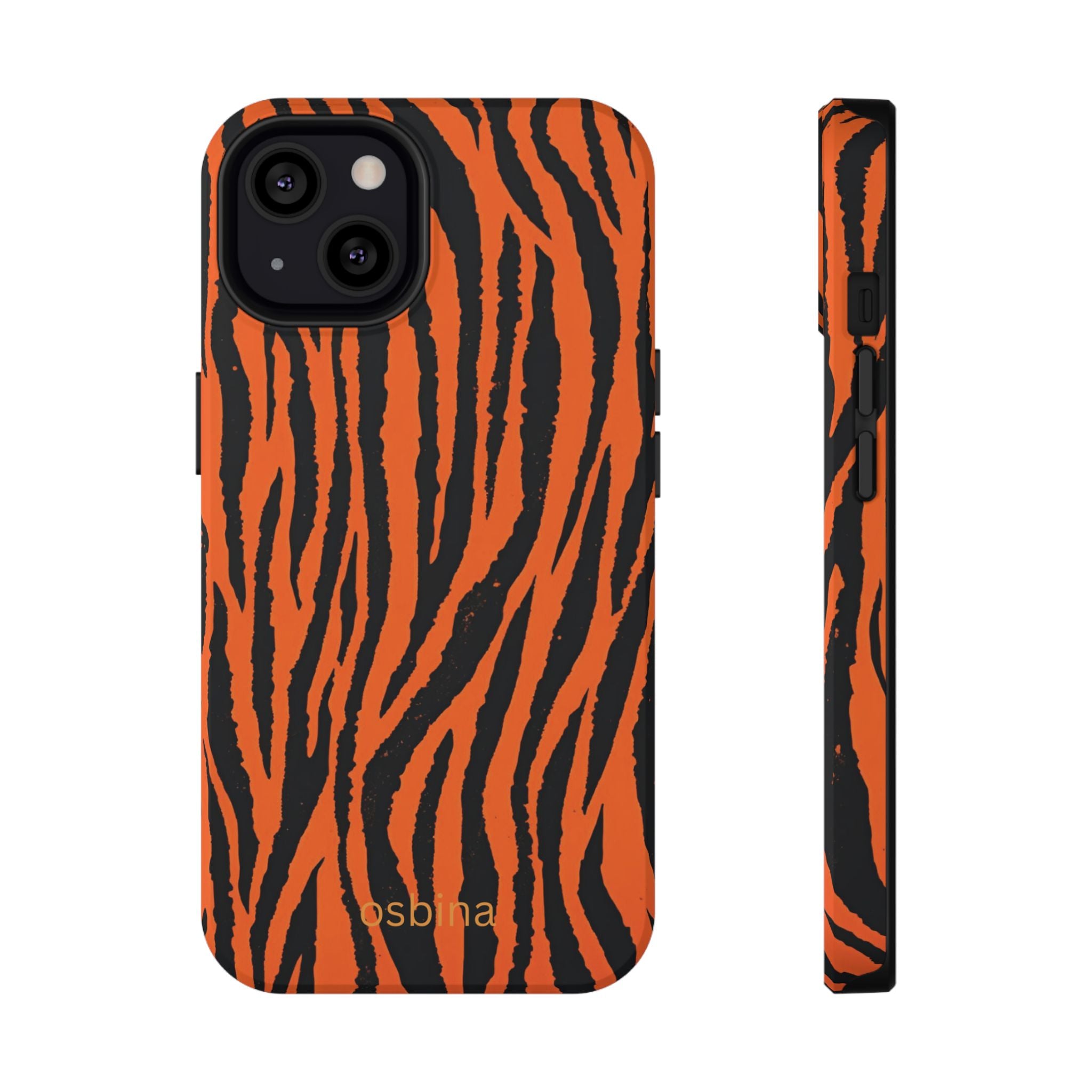 osbina | Tiger, But Make It Chic — The Bengal Stripe Case in Orange + Black | The Season Collective