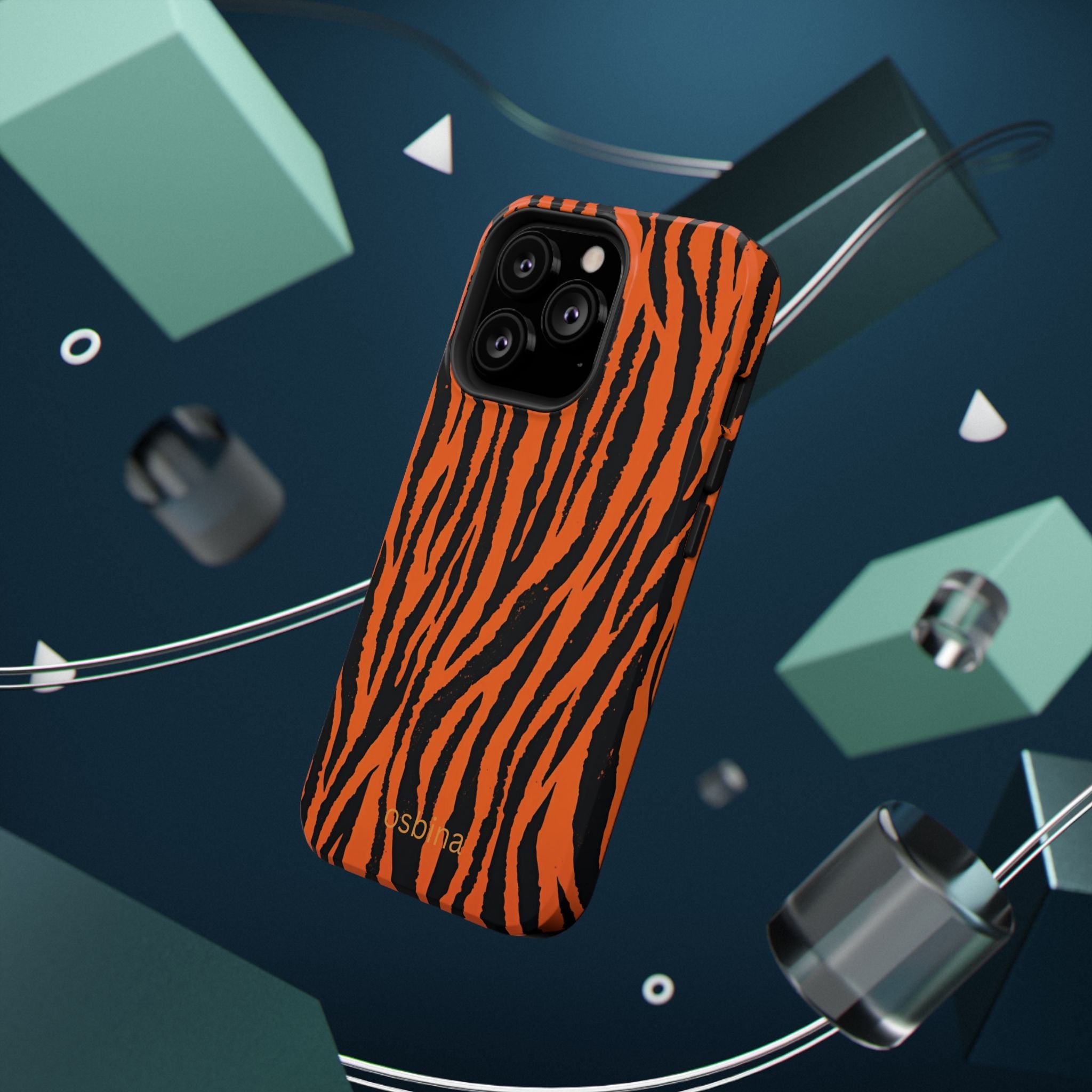 osbina | Tiger, But Make It Chic — The Bengal Stripe Case in Orange + Black | The Season Collective