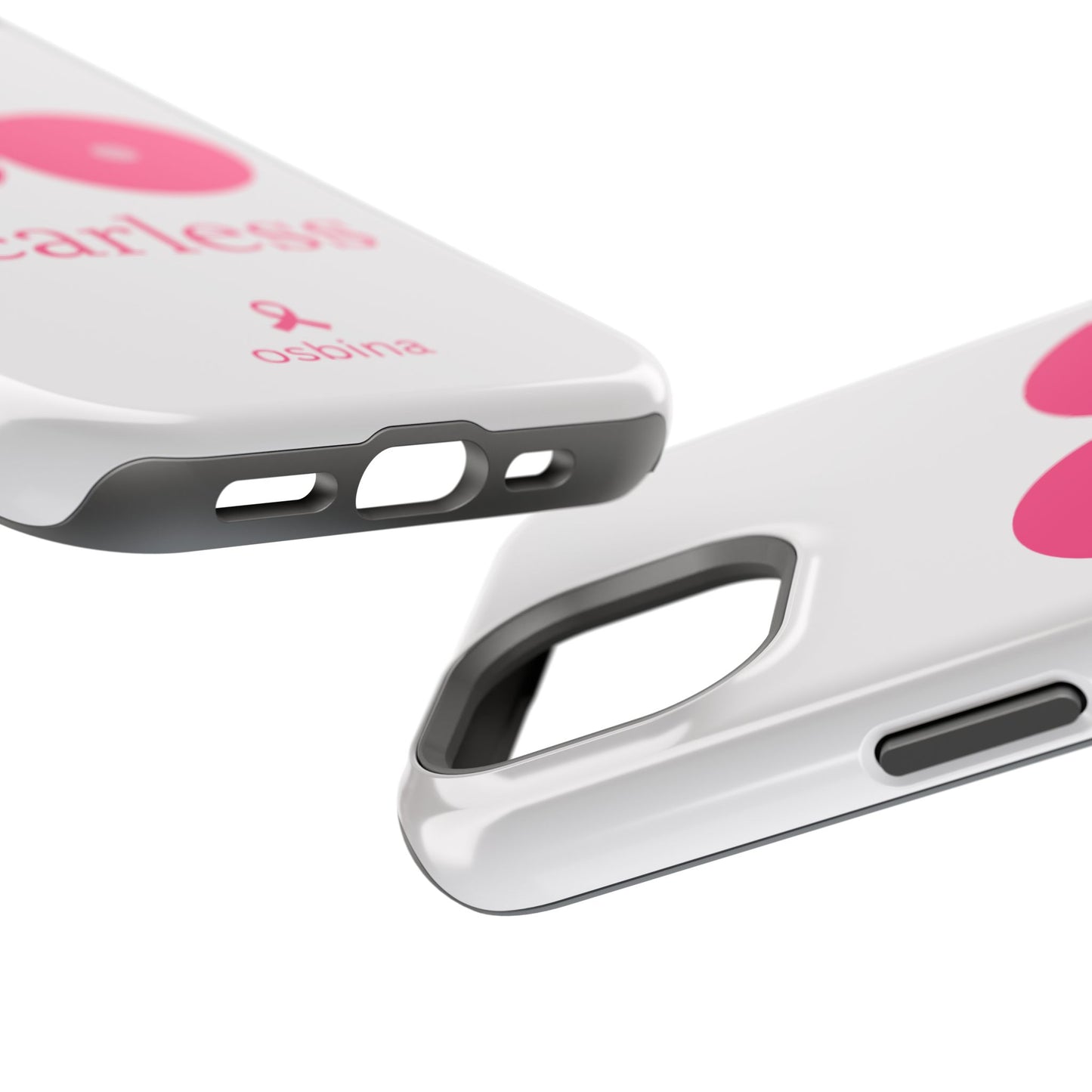 osbina |  MagSafe compatible for iPhone | Limited Edition The Fearless Tatas Case in Light Pink + Soft Pink + Hot Pink | The Pink October Collection | Inspired By