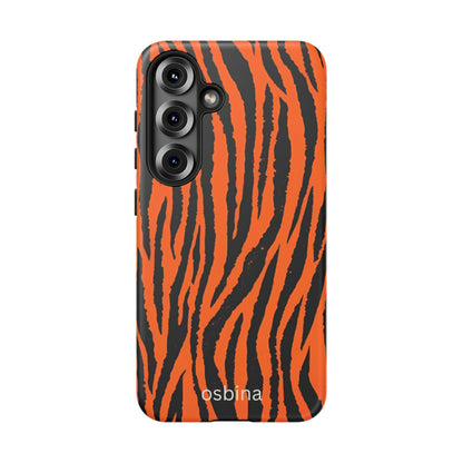 osbina | Tiger, But Make It Chic — The Bengal Stripe Case in Orange + Black | The Season Collective