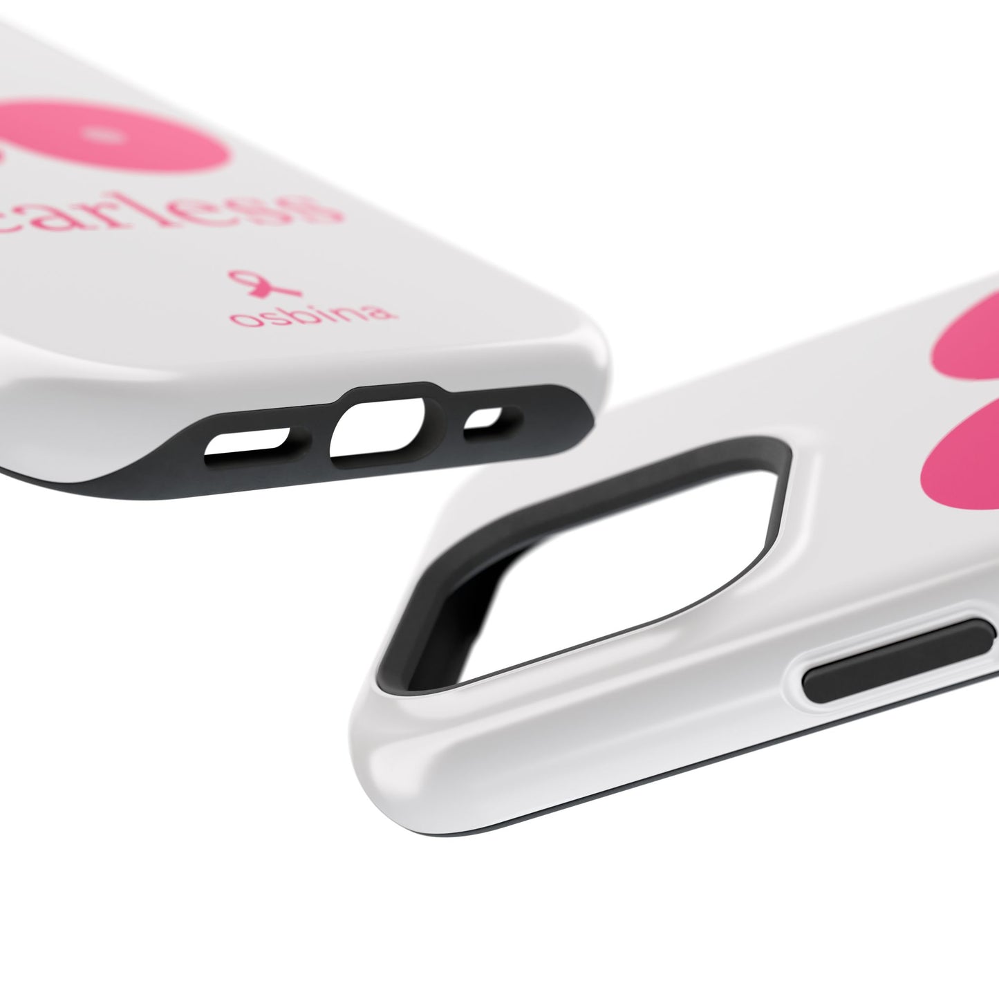 osbina |  MagSafe compatible for iPhone | Limited Edition The Fearless Tatas Case in Light Pink + Soft Pink + Hot Pink | The Pink October Collection | Inspired By