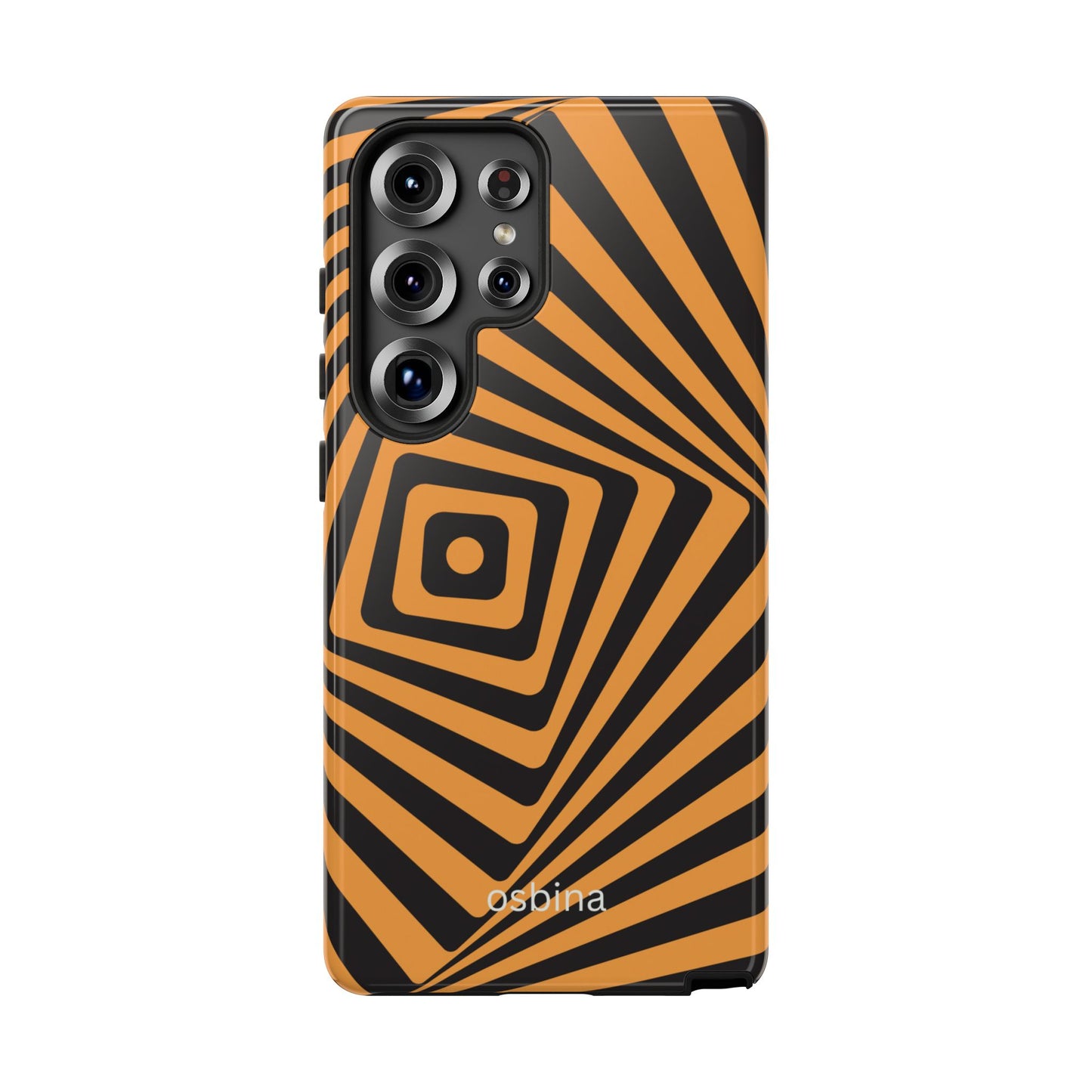 osbina | Step Into the Zone — The Orange + Black Spiral Case | The Season Collective