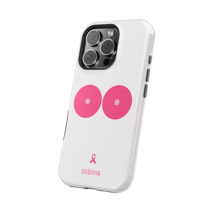 osbina |  MagSafe compatible for iPhone | Limited Edition The Check Your Tatas Case in Light Pink + Soft Pink + Hot Pink | The Pink October Collection | Inspired By
