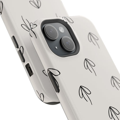 osbina | MagSafe compatible for iPhone | Linéa Flora Minimalistic Flower Phone Case | Modern Muse Collection