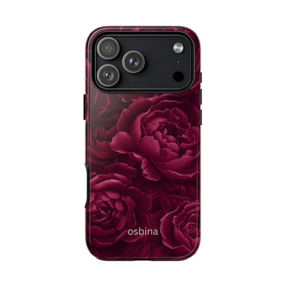 osbina | The Burgundy Peony Designer Case