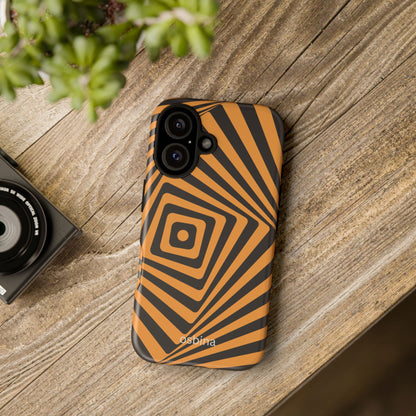 osbina | Step Into the Zone — The Orange + Black Spiral Case | The Season Collective