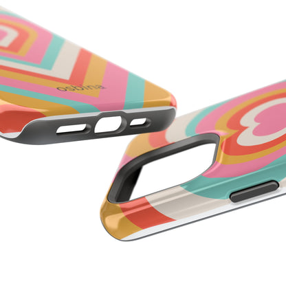 osbina | MagSafe compatible for iPhone | Heart Nouveau Phone Case | Modern Muse Collection
