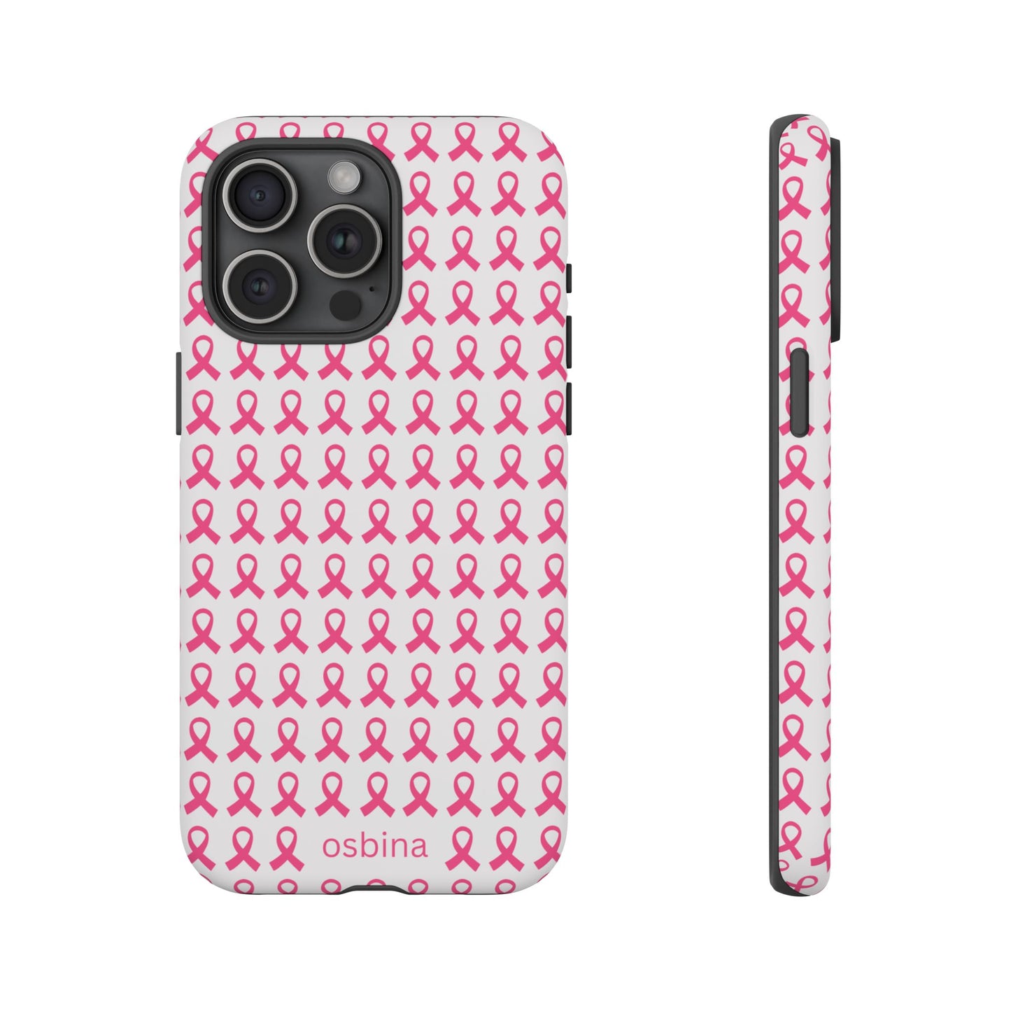 osbina | Limited Edition The Side by Side Pink Ribbon Case in Light Pink + Soft Pink + Hot Pink | The Pink October Collection | Inspired By