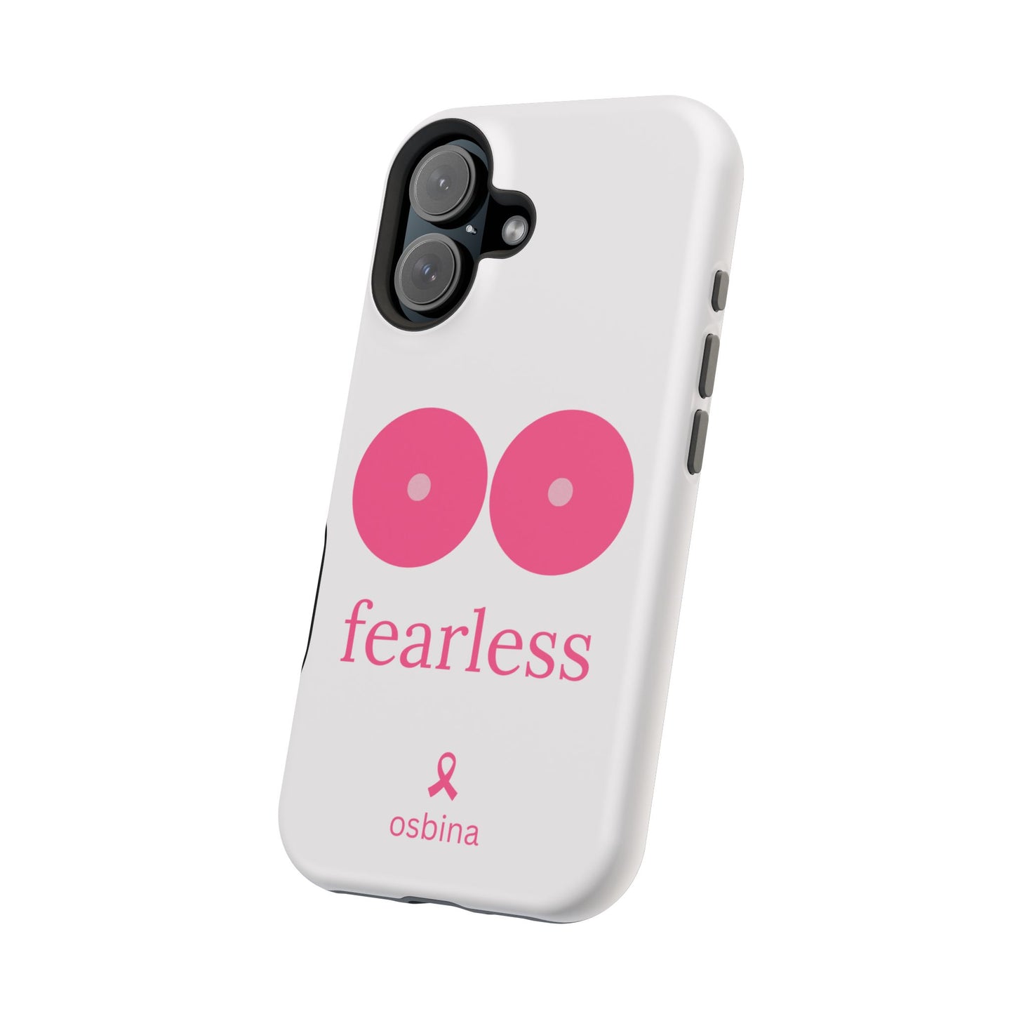 osbina |  MagSafe compatible for iPhone | Limited Edition The Fearless Tatas Case in Light Pink + Soft Pink + Hot Pink | The Pink October Collection | Inspired By