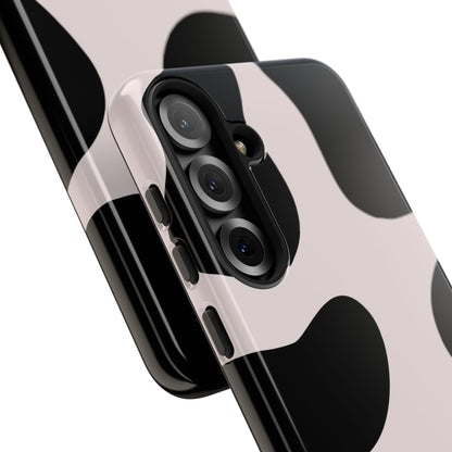 osbina | Prairie Chic Pink & Black Cow Print Phone Case | Modern Muse Collection