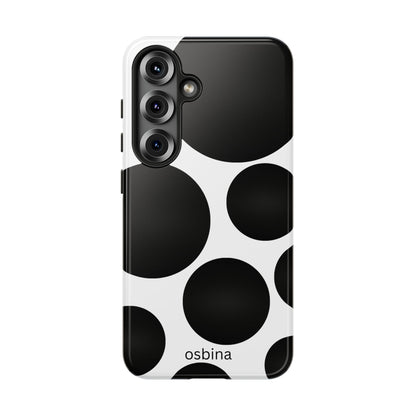 osbina | The Noir Bubbles Phone Case | Modern Muse Collection
