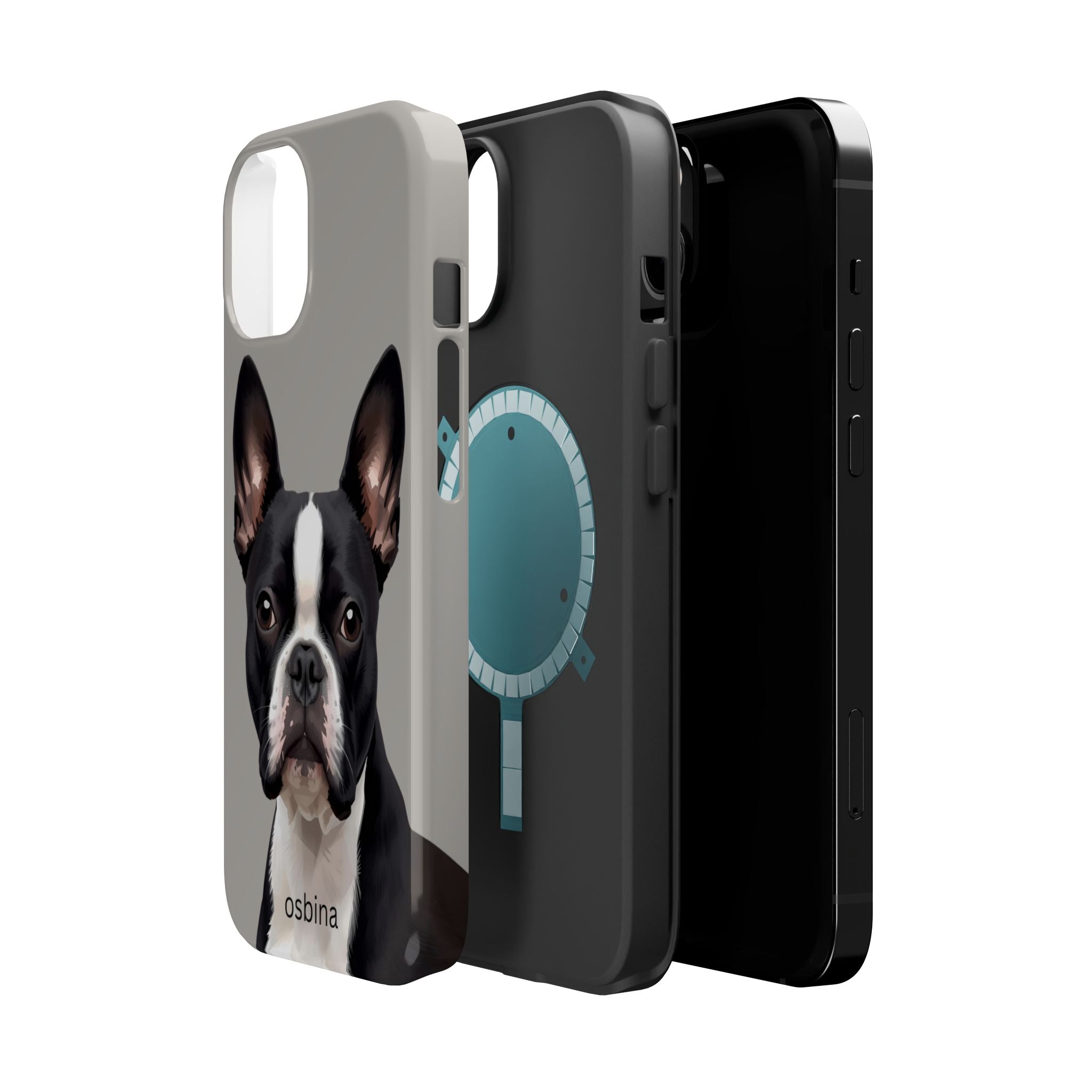 osbina | MagSafe for iPhone | The Boston Terrier Designer Case