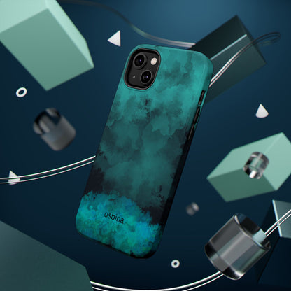 osbina | MagSafe compatible for iPhone | Midnight Aurora Phone Case | Modern Muse Collection
