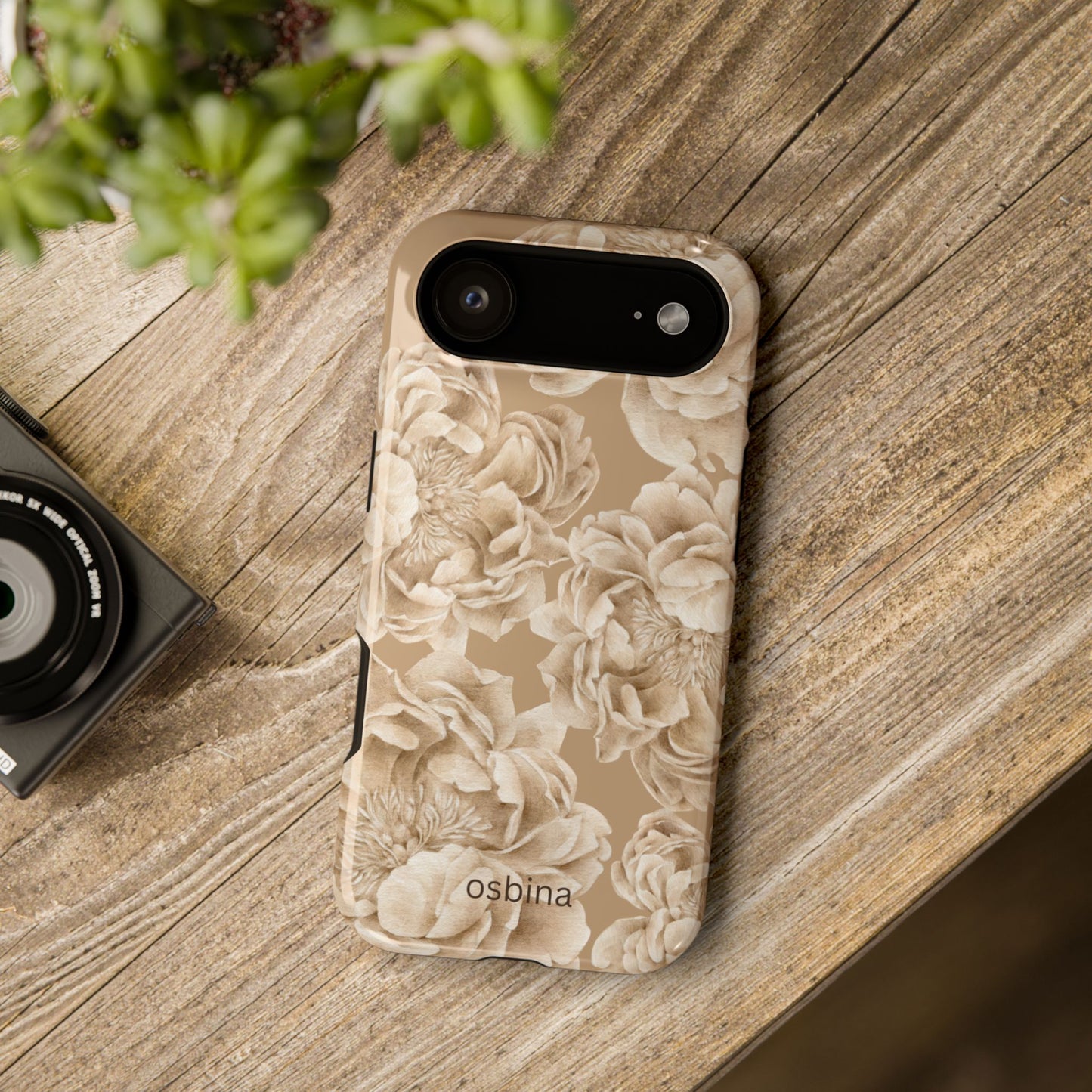 osbina | Peony Latte Designer Case