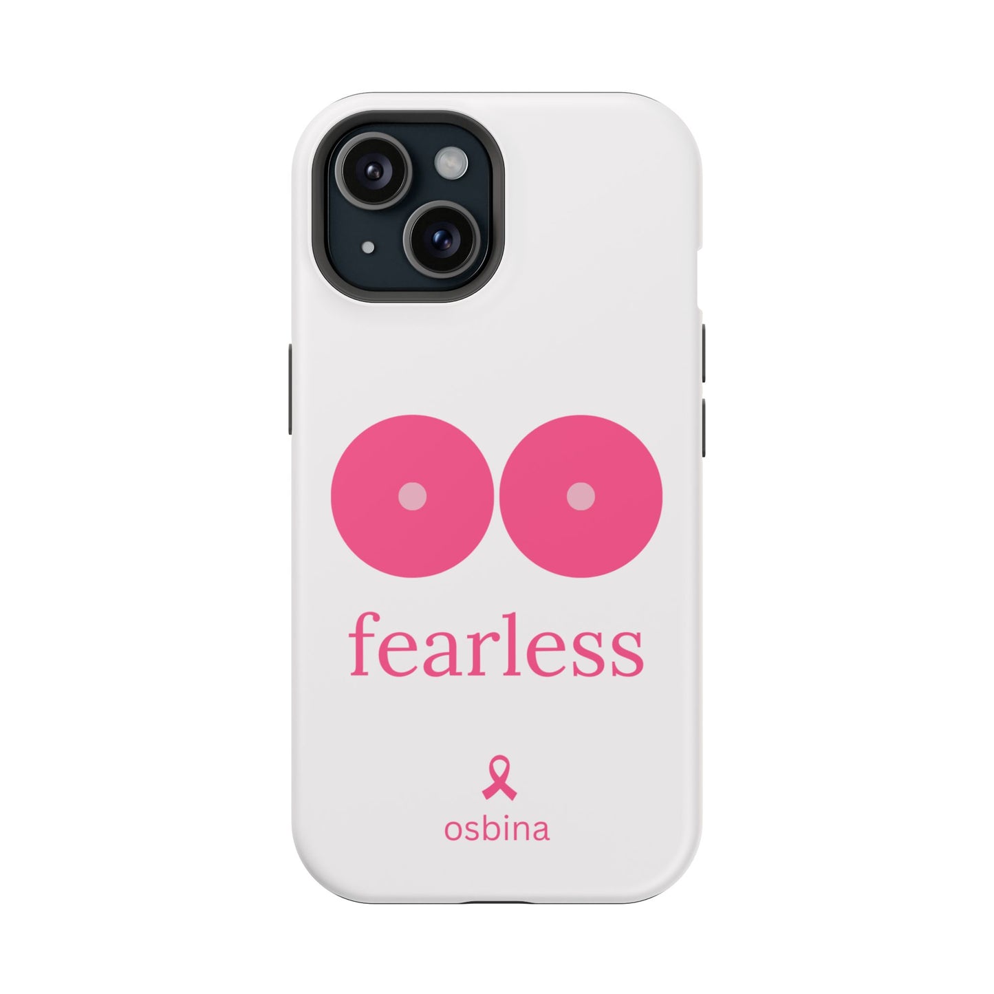 osbina |  MagSafe compatible for iPhone | Limited Edition The Fearless Tatas Case in Light Pink + Soft Pink + Hot Pink | The Pink October Collection | Inspired By