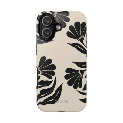 osbina | Obsidian Bloom Flower Phone Case | Modern Muse Collection