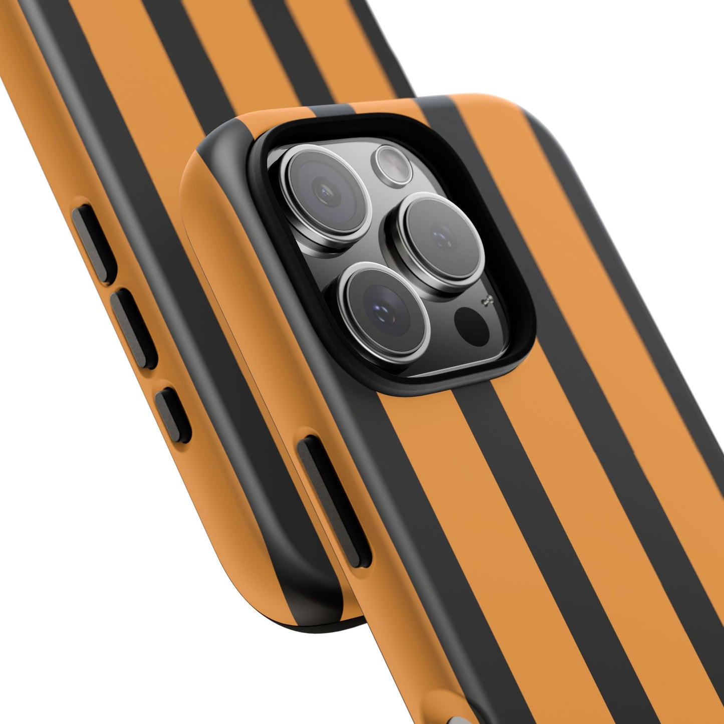 osbina | The Statement Stripe Case in Black + Orange | The Season Collective