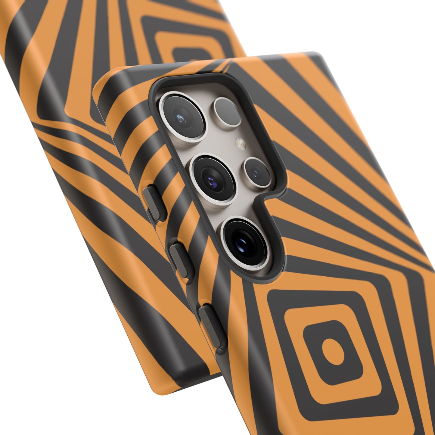 osbina | Step Into the Zone — The Orange + Black Spiral Case | The Season Collective