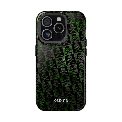 osbina | MagSafe compatible for iPhone | Skull & Crossbones Phone Case | Season Collective Collection