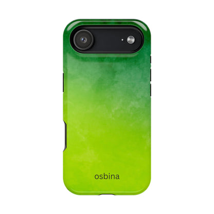 osbina | MagSafe compatible for iPhone | The Verde Glow Phone Case | Color Edit Collection