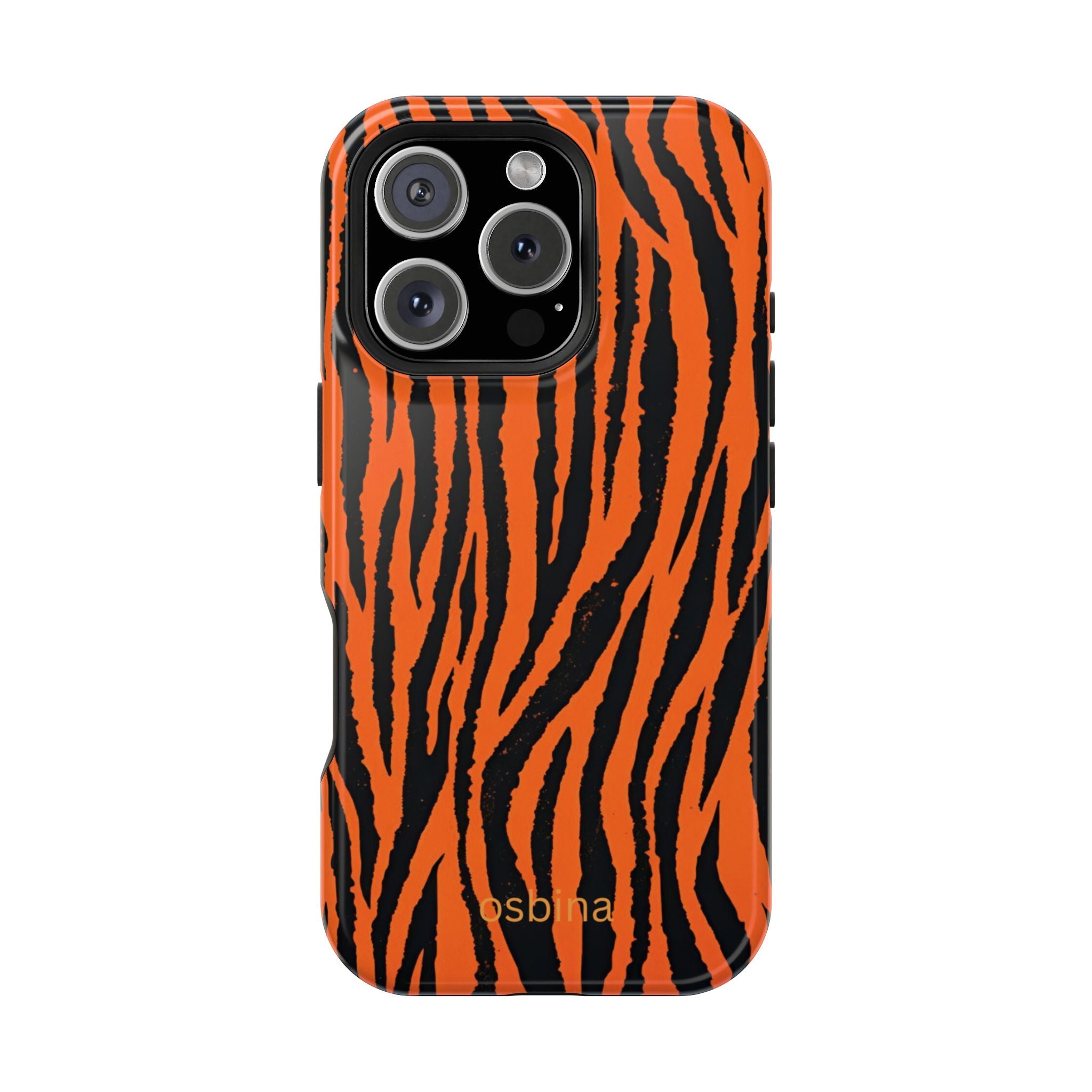 osbina | Tiger, But Make It Chic — The Bengal Stripe Case in Orange + Black | The Season Collective