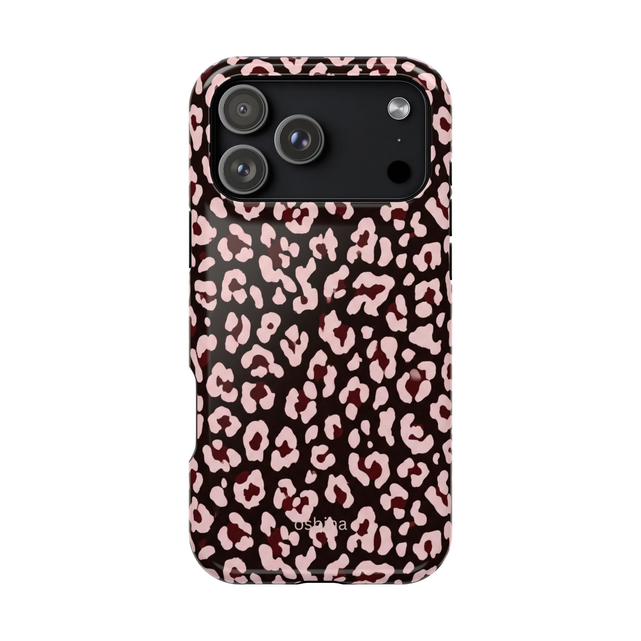 osbina | MagSafe | Chocolate Pink Leopard Designer Case