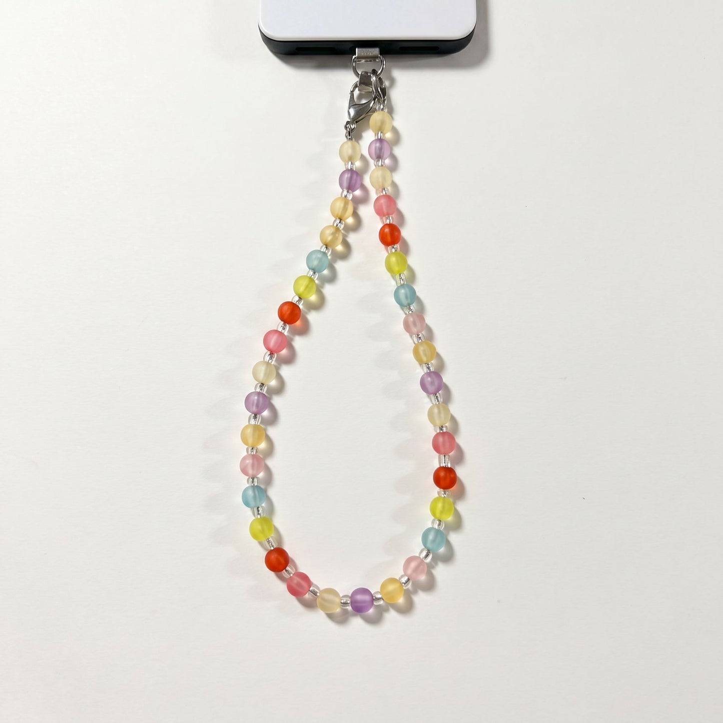 The Confetti - Rainbow Bead Wrist Strap