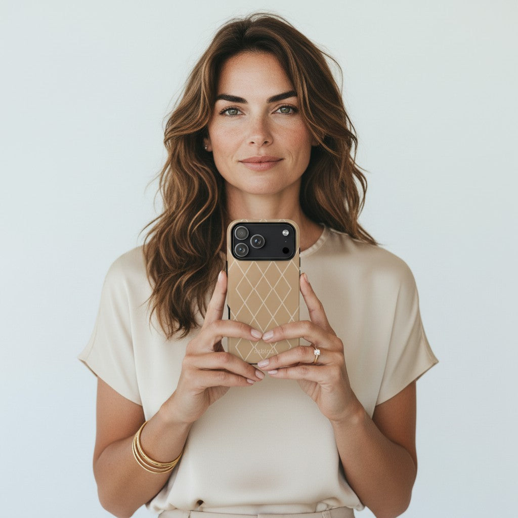 osbina | MagSafe for iPhone | Diamond Latte Designer Case