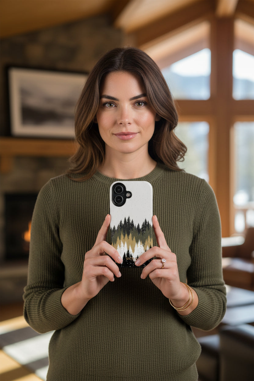 osbina | MagSafe for iPhone | The Woodland Pines Designer Case