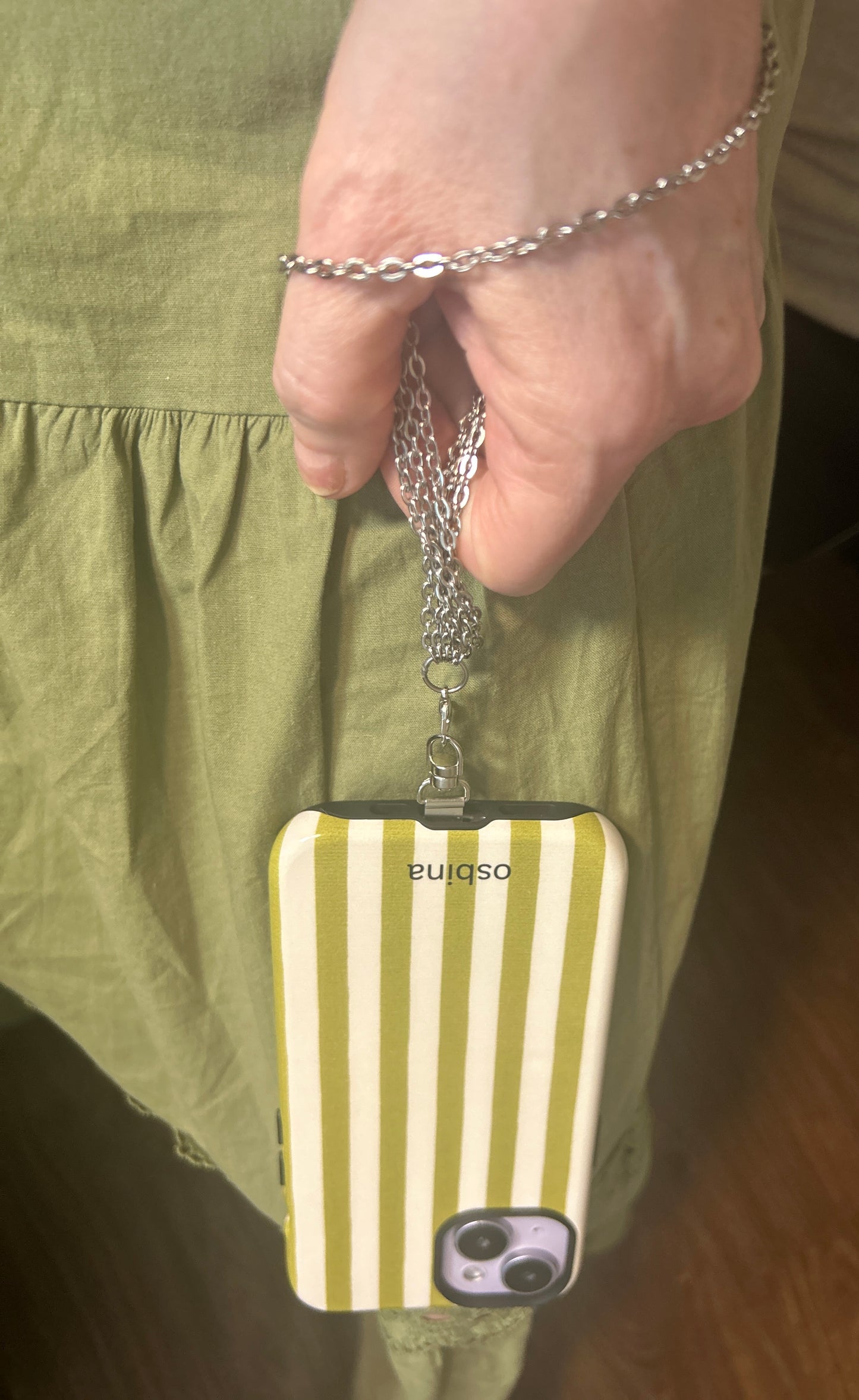 The Silver Carry - Silver Multi-Chain Wrist Strap