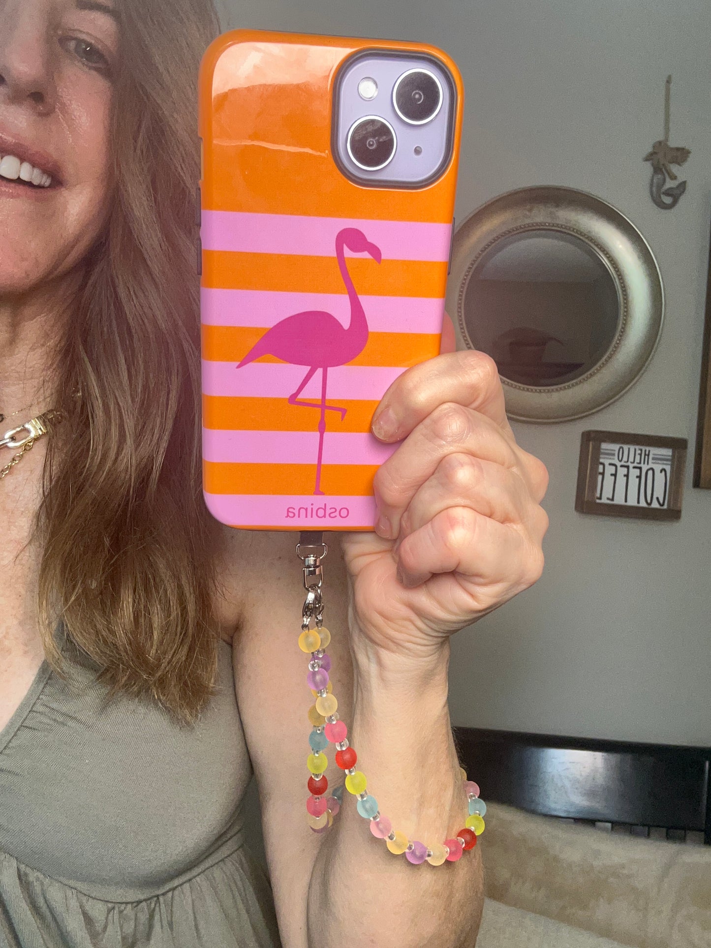 The Confetti - Rainbow Bead Wrist Strap