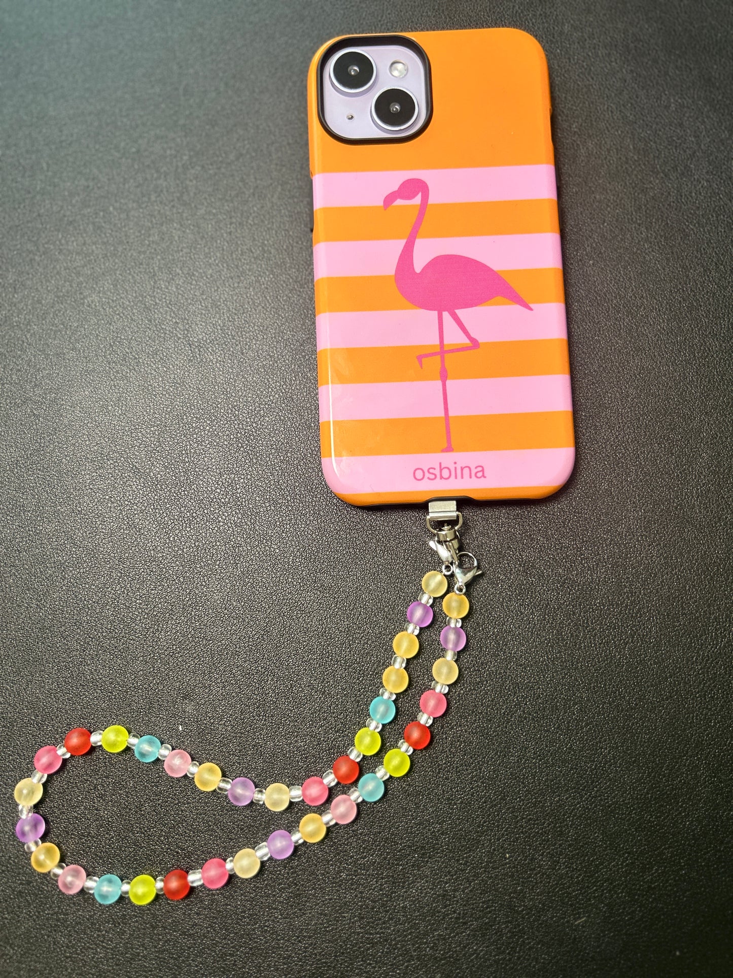 The Confetti - Rainbow Bead Wrist Strap