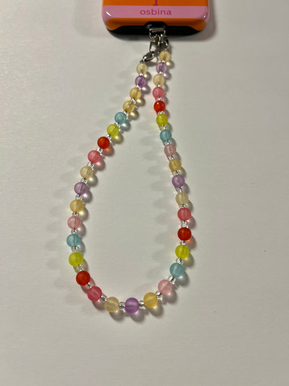 The Confetti - Rainbow Bead Wrist Strap
