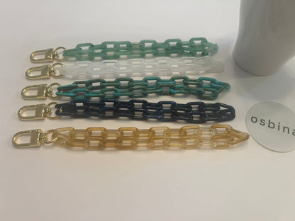 osbina Signature Resin Chain Wrist Straps