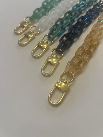 osbina Signature Resin Chain Wrist Straps