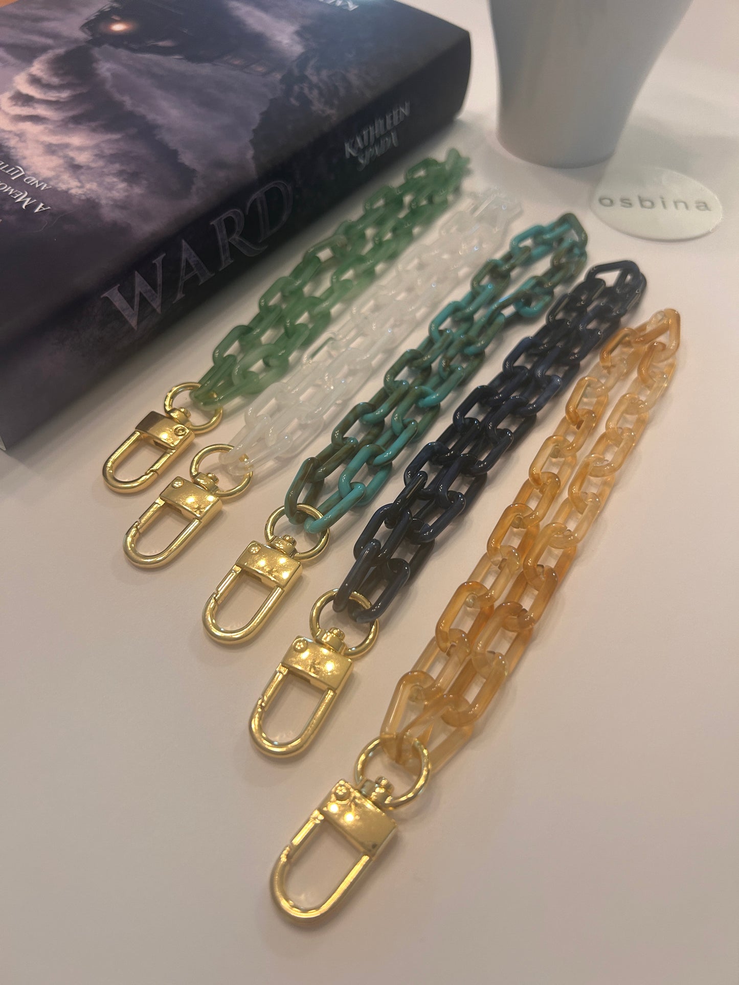 osbina Signature Resin Chain Wrist Straps