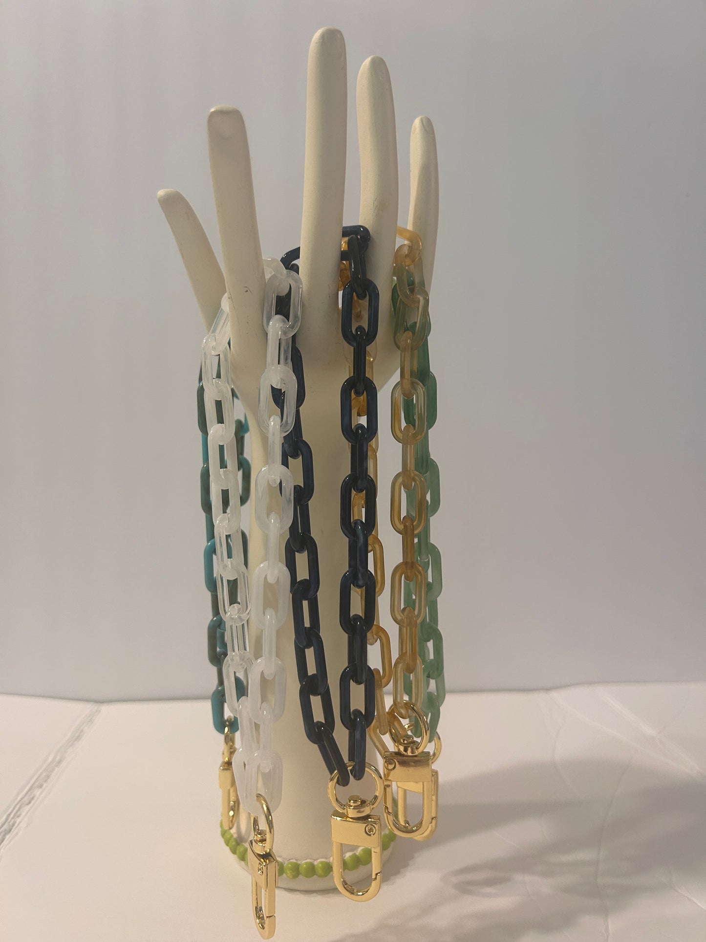 osbina Signature Resin Chain Wrist Straps