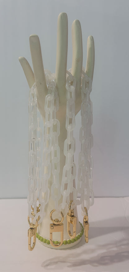 osbina Signature Resin Chain Wrist Straps
