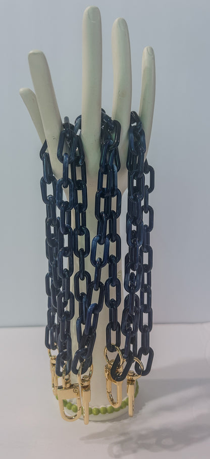 osbina Signature Resin Chain Wrist Straps
