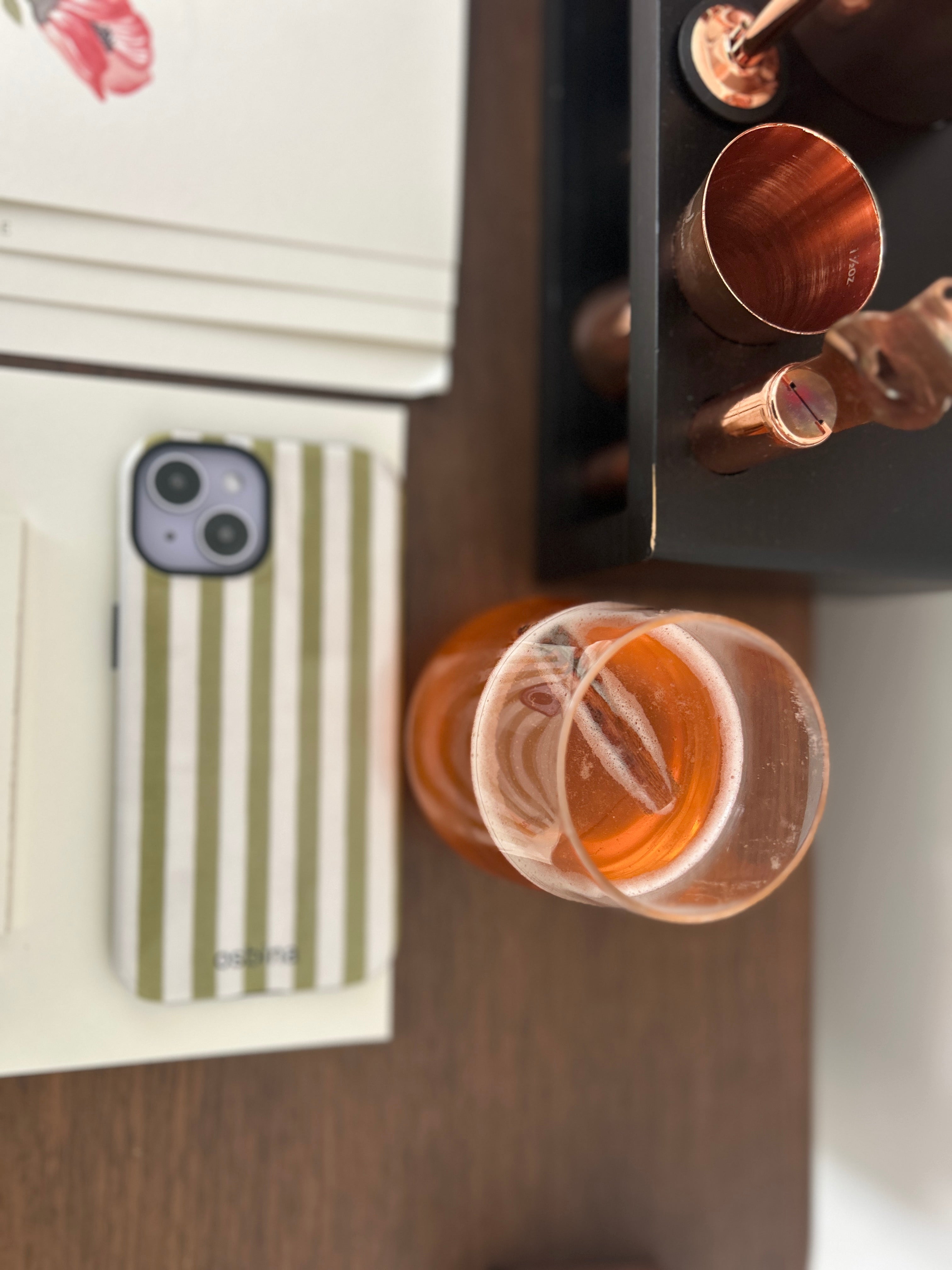 osbina | Verde Stripe, Designer Case