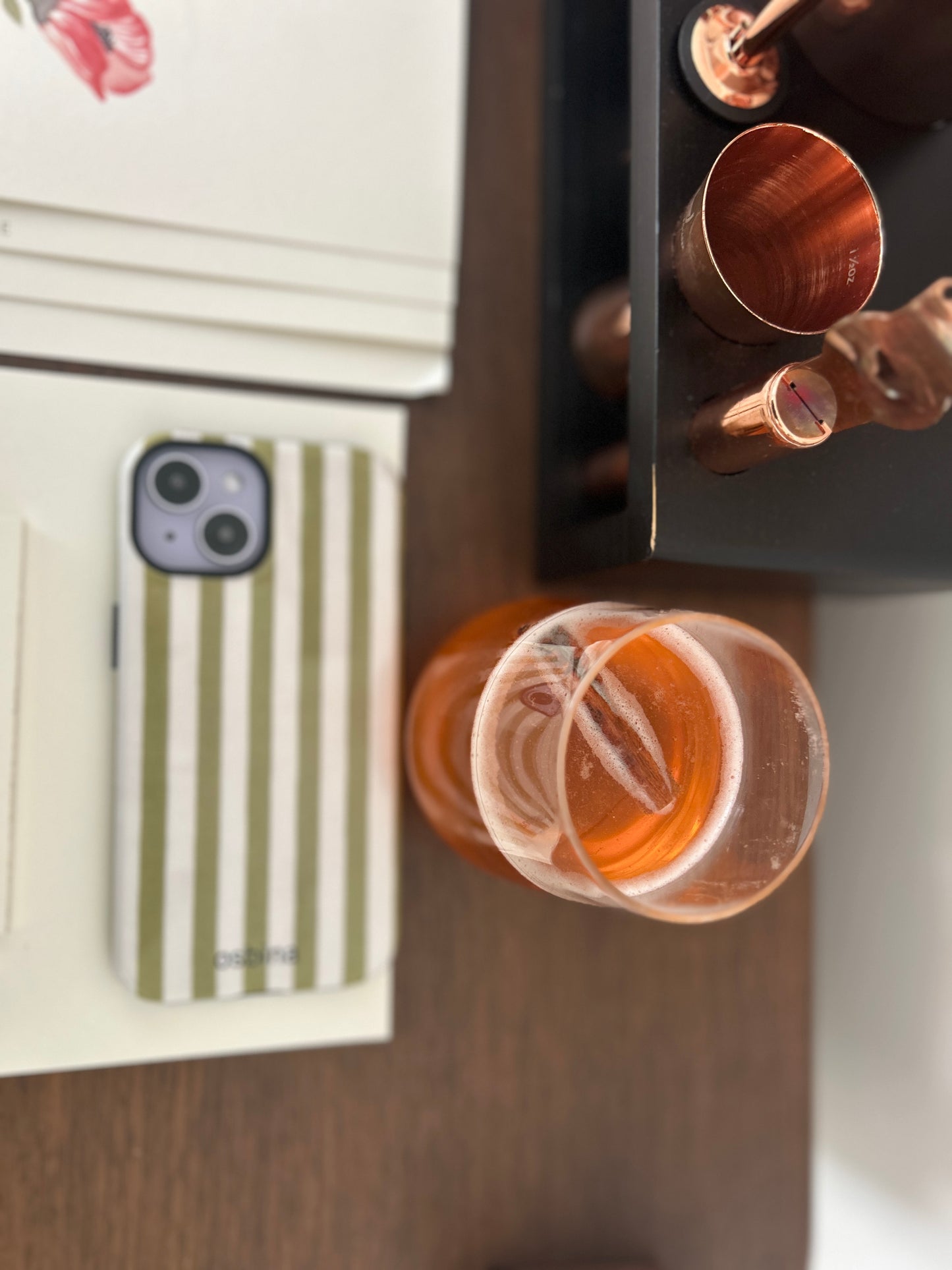 osbina | Verde Stripe, Designer Case