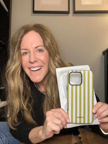 osbina | Verde Stripe, Designer Case