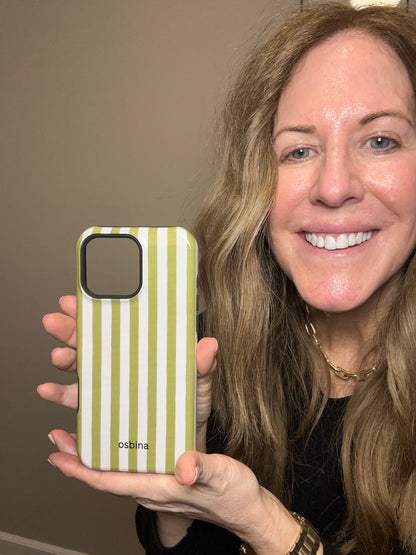 osbina | Verde Stripe, Designer Case