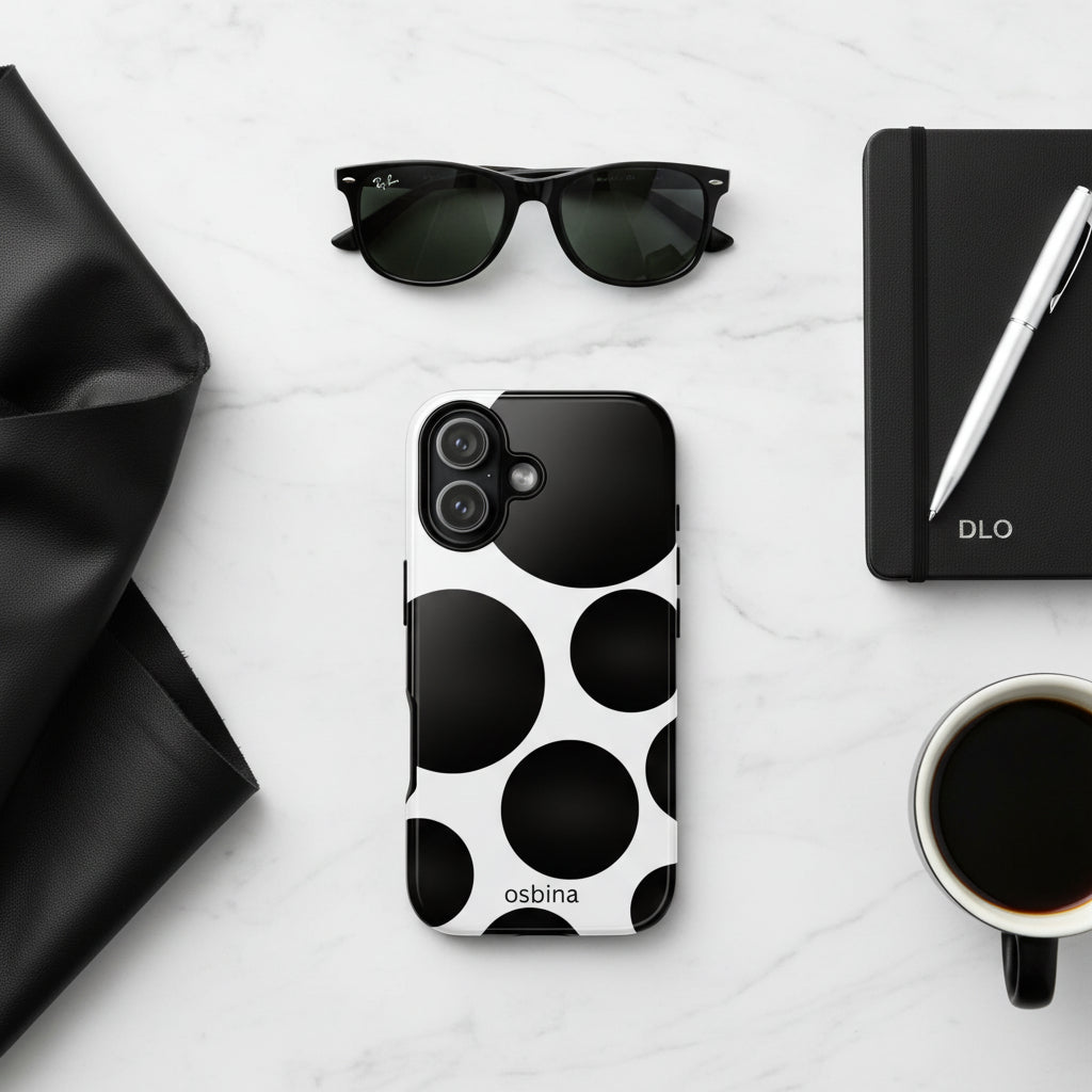 osbina | MagSafe for iPhone | Noir Bubbles Designer Case