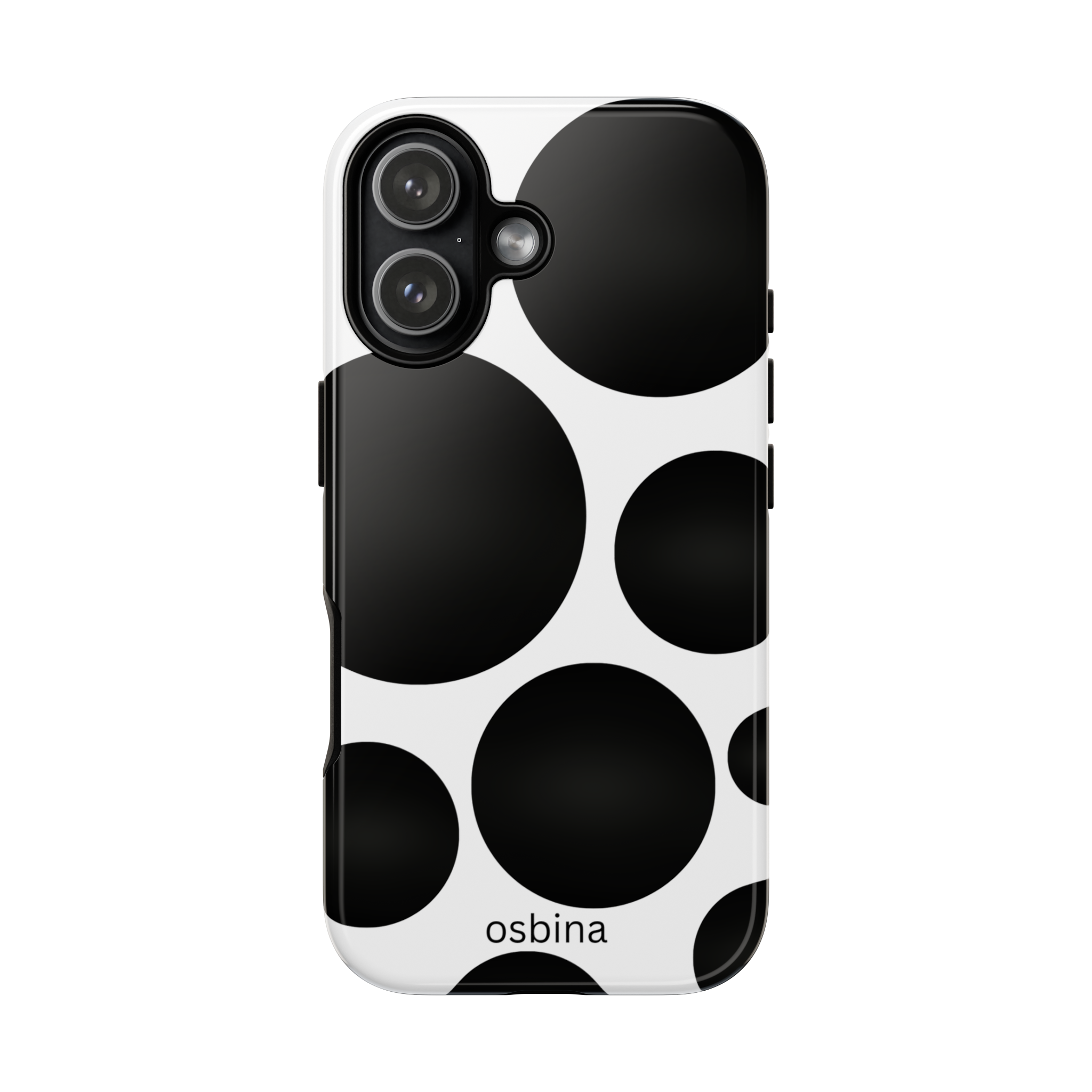 osbina | MagSafe for iPhone | Noir Bubbles Designer Case