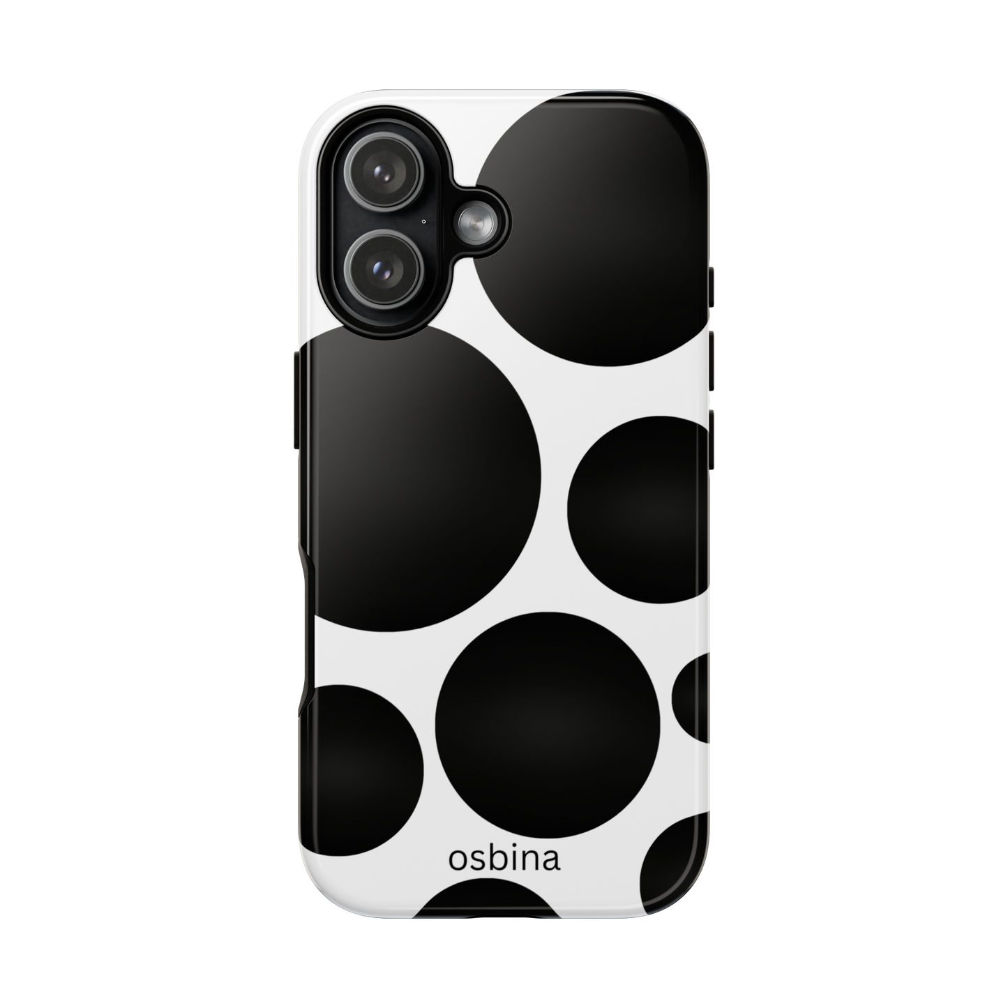 osbina | MagSafe for iPhone | Noir Bubbles Designer Case