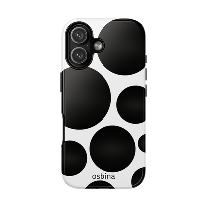 osbina | MagSafe for iPhone | Noir Bubbles Designer Case
