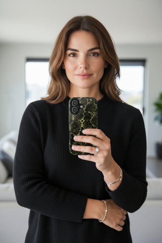 osbina | The Olive Snakeskin Designer Case